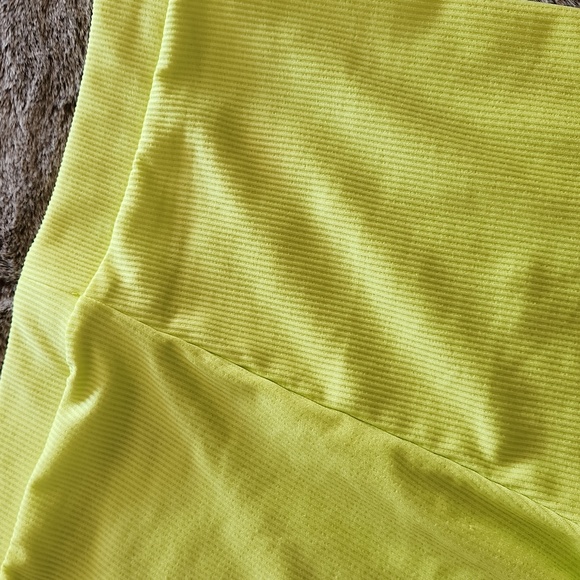 🍭NWOT🍭 H&M DIVIDED ribbed biker shorts, Size L, set of 2, lime green and peach - Picture 6 of 10